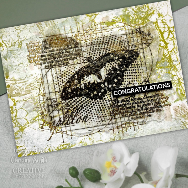 Coffee Print 3x3 Rubber Stamp | Andy Skinner
