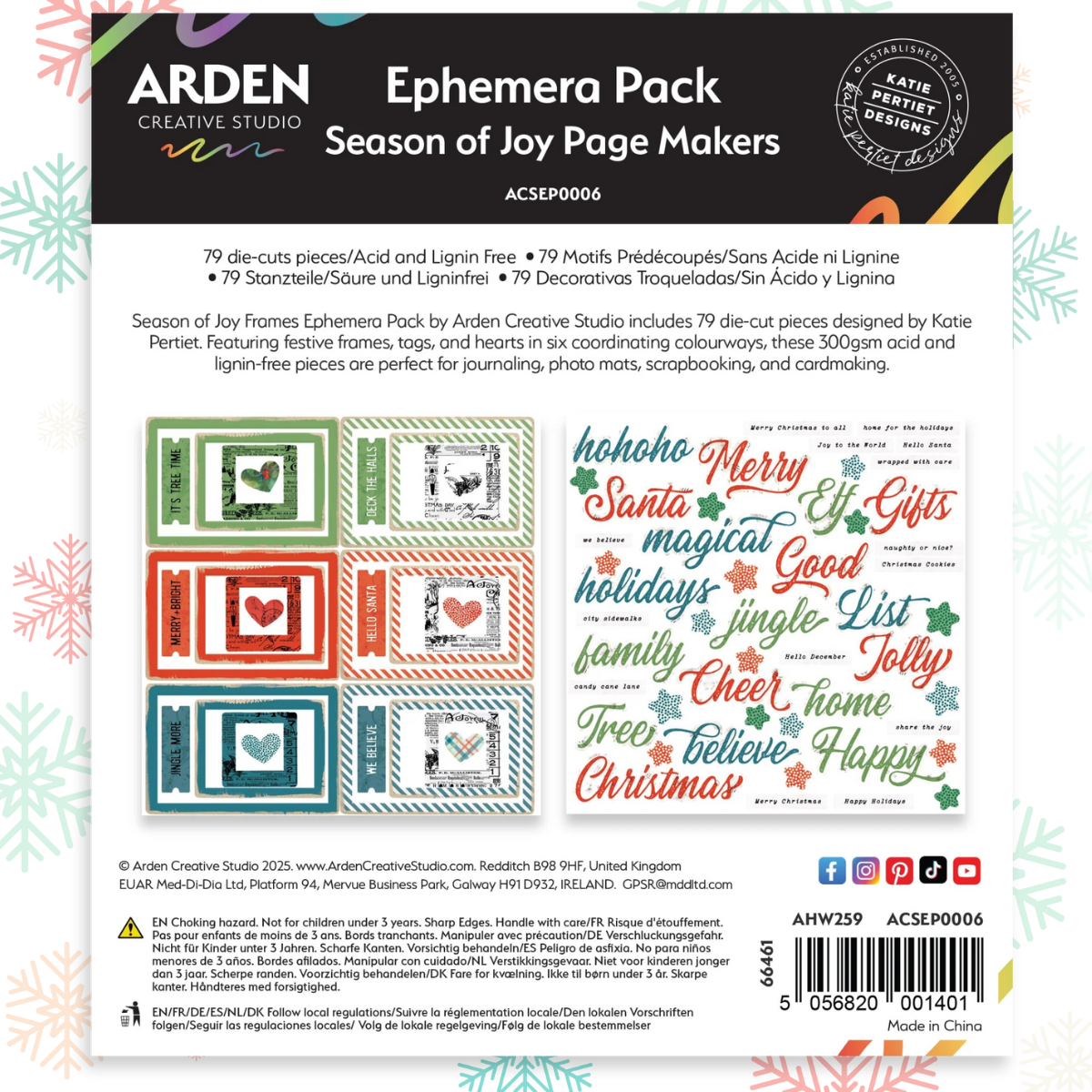 Season of Joy Page Makers Ephemera Pack