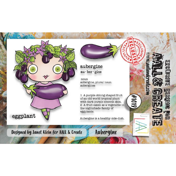Aubergine A7 Clear Stamp Set No. 1019 {clearance}