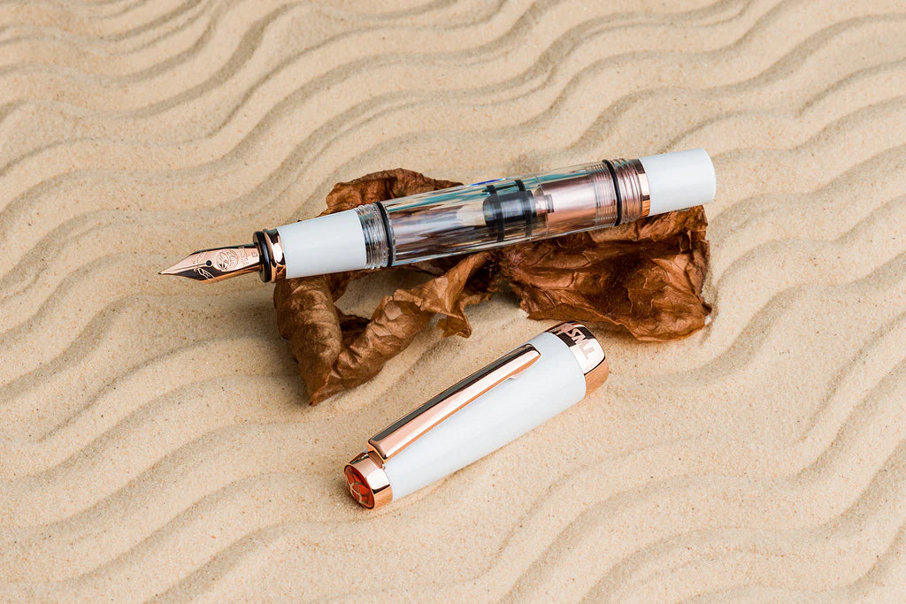 Diamond Mini White + Rose Gold 2 Fountain Pen
