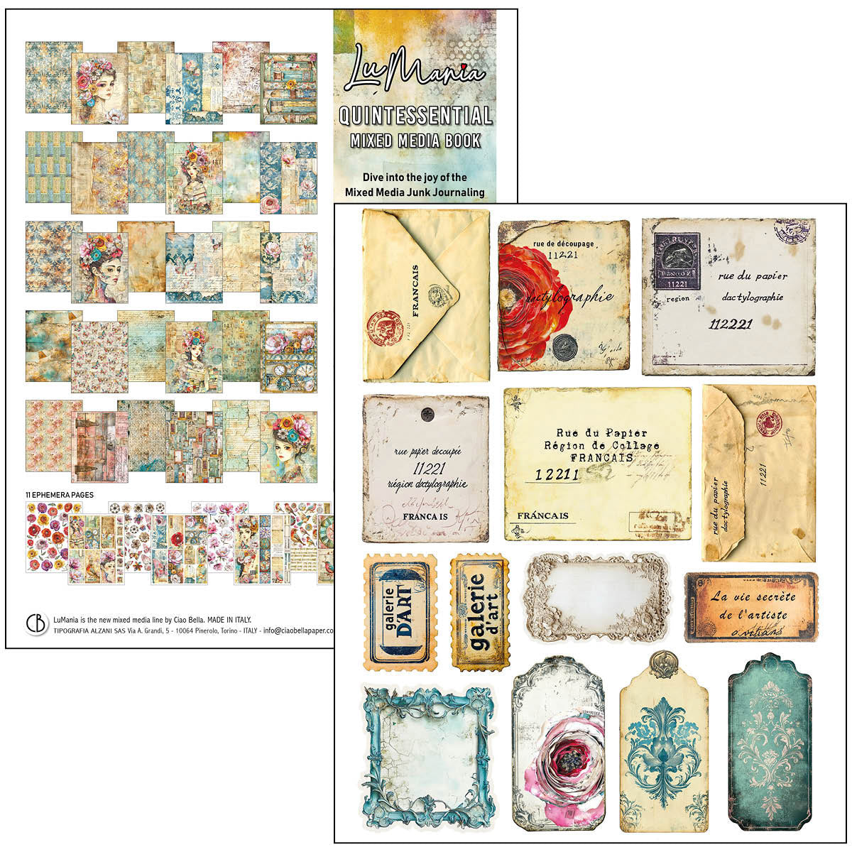 {back soon!} Quintessential A4 Maxi Mixed Media Book