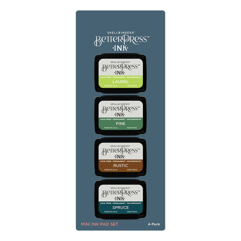 Woodlands Betterpress Ink Mini Set