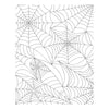 Spider Web Background Press Plate | BetterPress Halloween