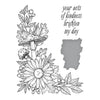Autumnal Floral Corner Press Plate + Die Set