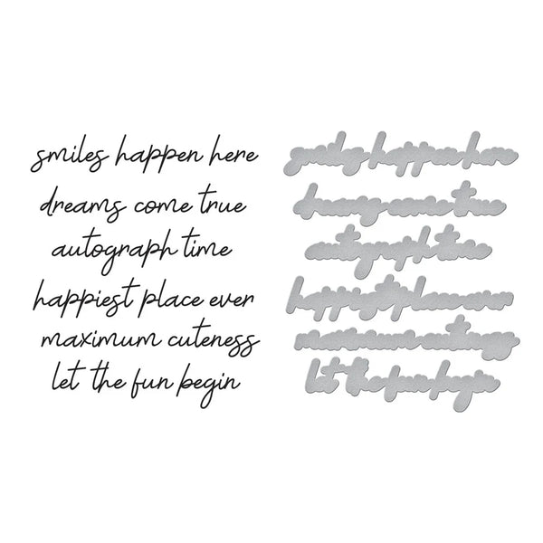 Magic Sentiments Press Plate & Die Set | Storytelling Collection