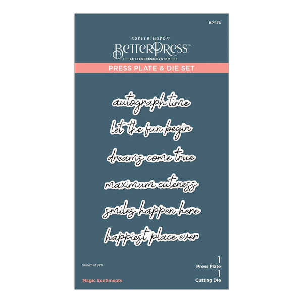 Magic Sentiments Press Plate & Die Set | Storytelling Collection