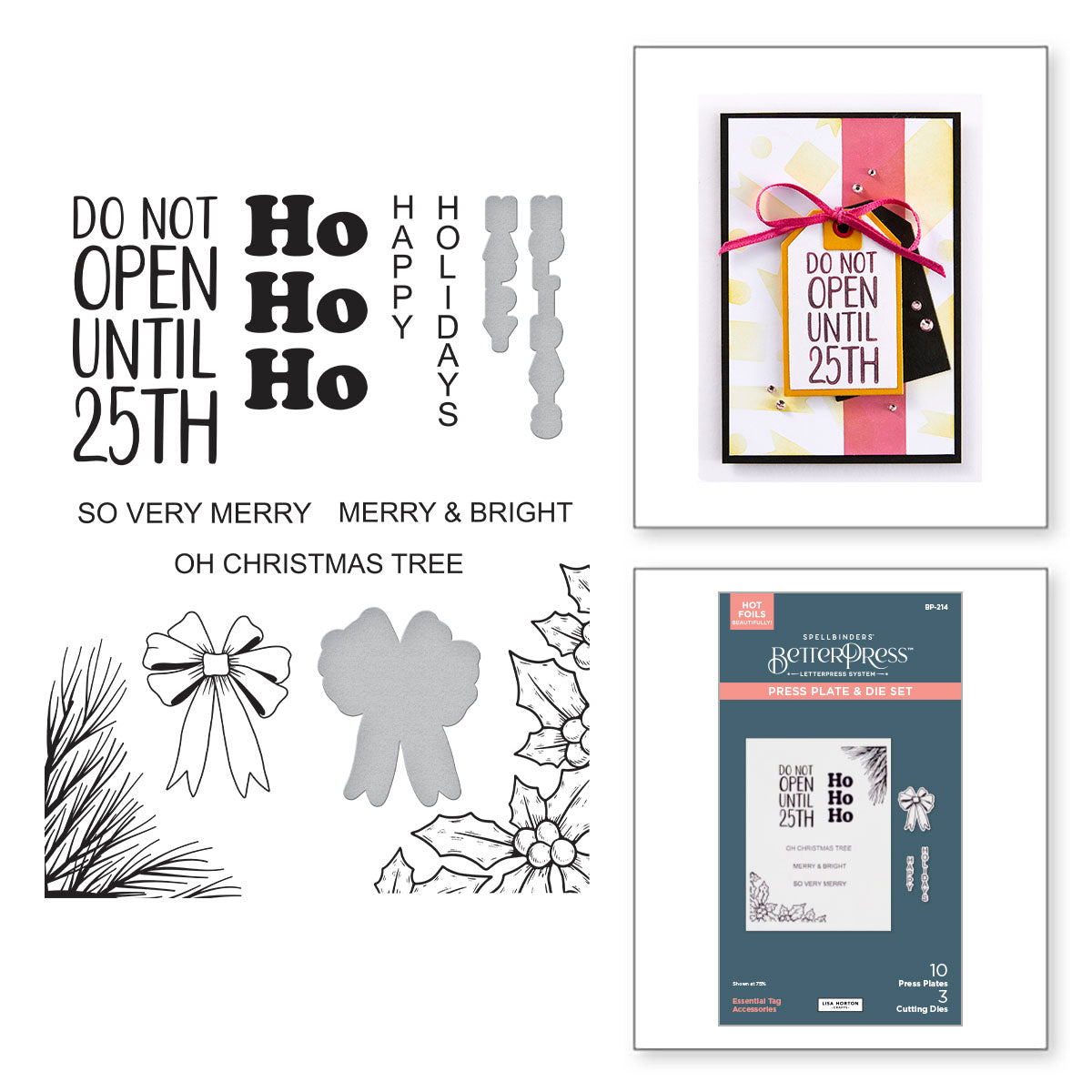 Essential Tag Accessories Press Plate & Die Set | Lisa Horton