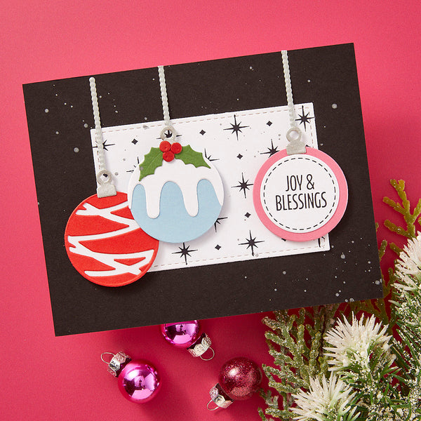 Holiday Background Panels Press Plates | Lisa Horton