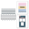 Pressed Lace Borders Press Plate + Die Set | Vivid Expressions