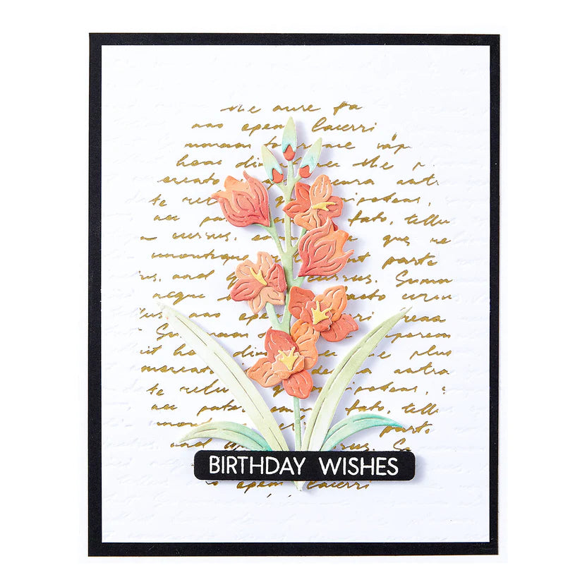 Script Text Press Plate | Lisa Horton