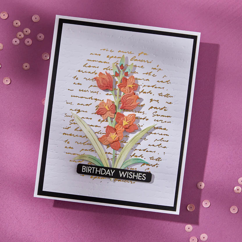 Script Text Press Plate | Lisa Horton