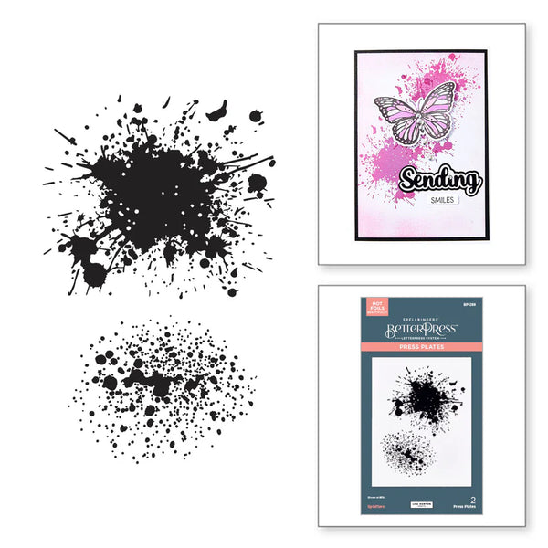 Splatters Press Plate | Lisa Horton
