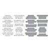 Reel Color Sentiments Press Plate + Die Set | Take Note Collection