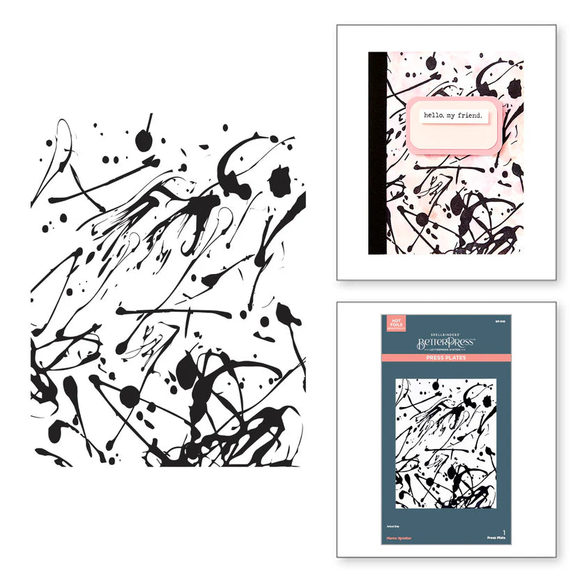 Memo Splatter Press Plate | Take Note Collection