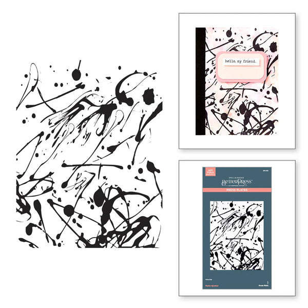 Memo Splatter Press Plate | Take Note Collection