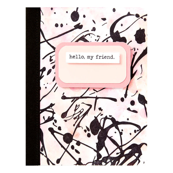 Memo Splatter Press Plate | Take Note Collection