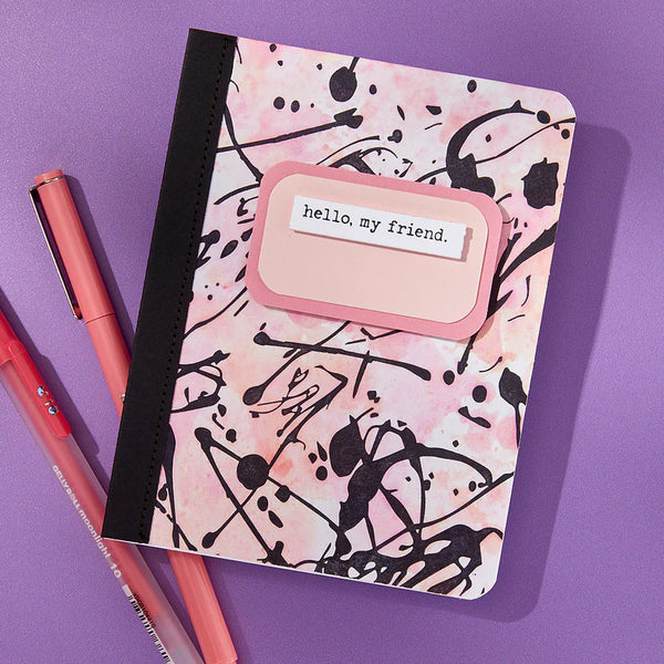 Memo Splatter Press Plate | Take Note Collection