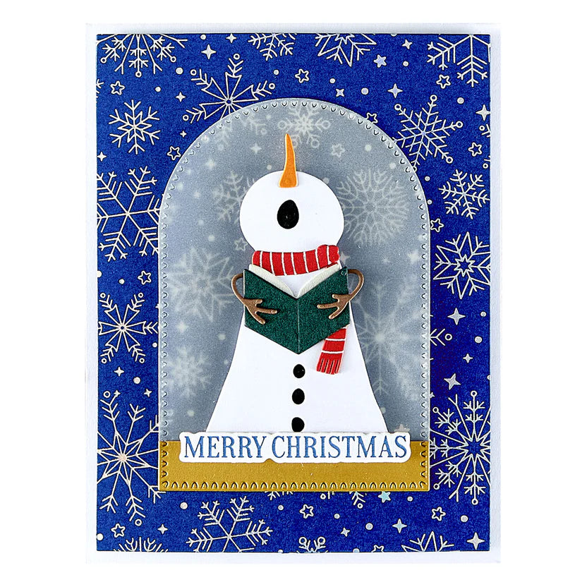 Snowfall Shimmer BetterPress Plate | Wonderland Collection