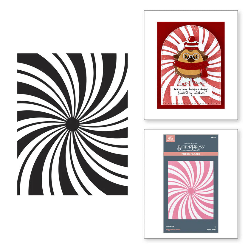 {coming soon!} Peppermint Twist Press Plate | Merry Mischief