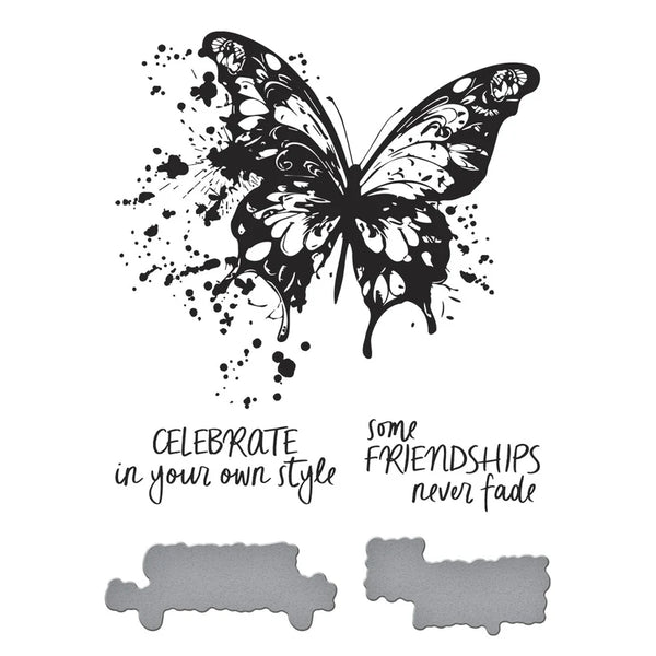 Butterfly Splatter Press Plate + Die Set | Beautifully Imperfect