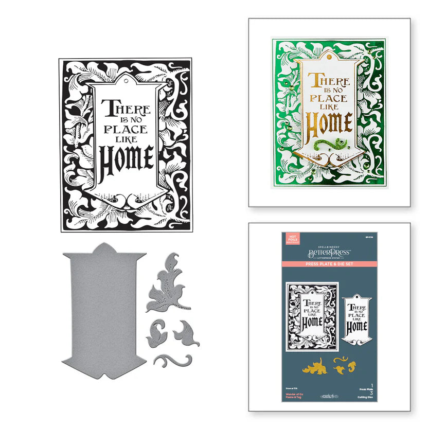 Wonder of Oz Frame & Tag BetterPress Plate + Die Set | Graphic 45