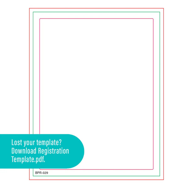 Journal Grid Registration Press Plates | Take Note Collection