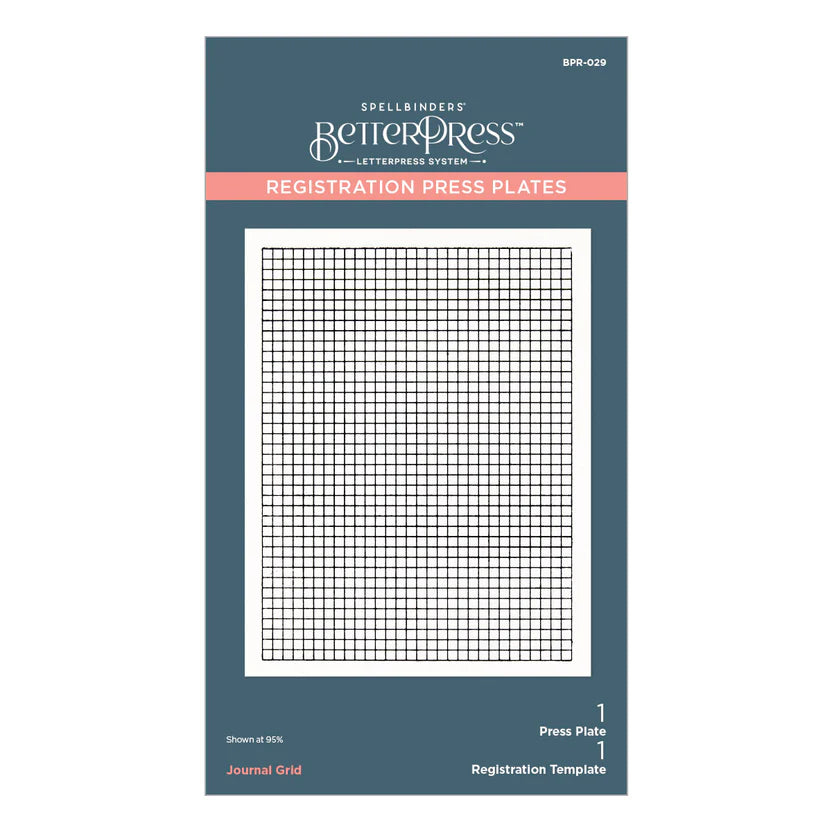 Journal Grid Registration Press Plates | Take Note Collection