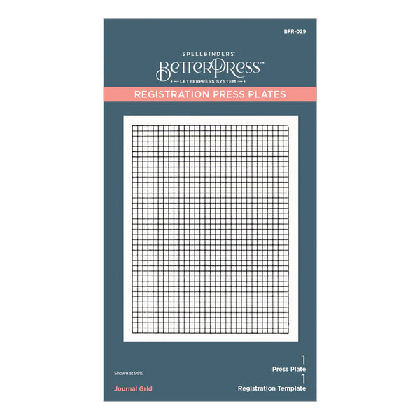 Journal Grid Registration Press Plates | Take Note Collection