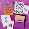 Spider Web Background Press Plate | BetterPress Halloween