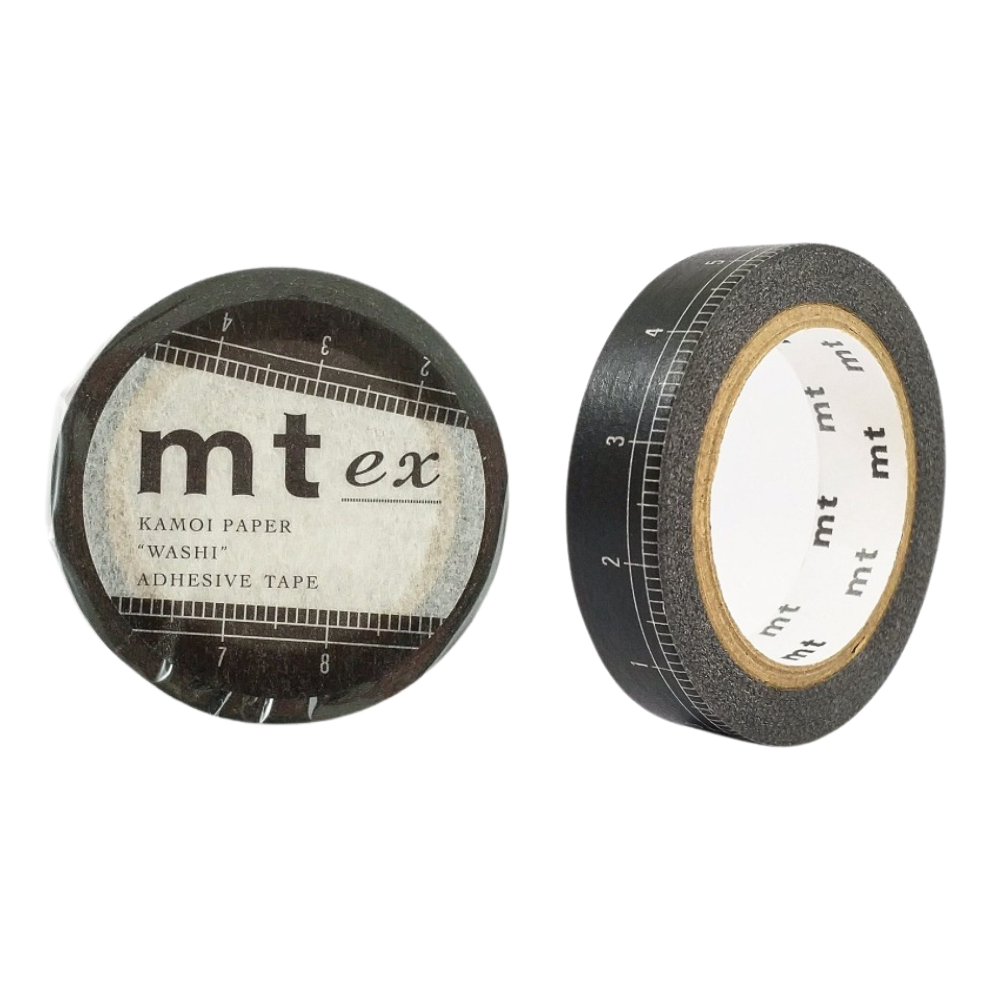 Black Ruler Washi Tape