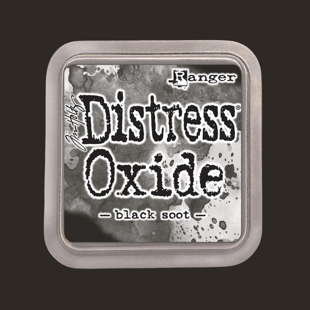 #72 Black Soot Distress Oxide Pad
