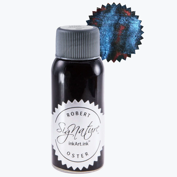 Tempête de velours bleu {Shimmy} | Encre Signature Robert Oster {50 mL}