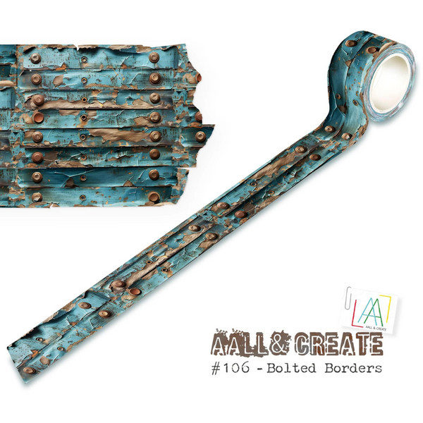 Bolted Borders Layer-it-Up Washi Tape No. 106 | Steampunk Essentials
