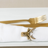 Ronds de serviette Buck en laiton