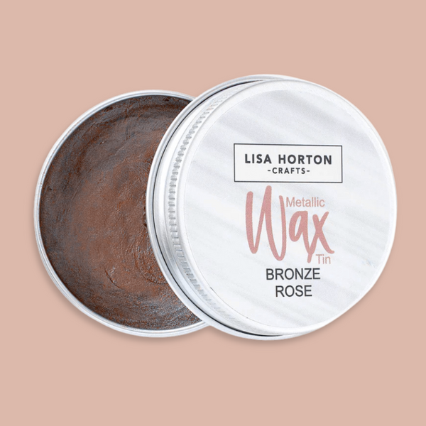 Bronze Rose Metallic Wax Tin