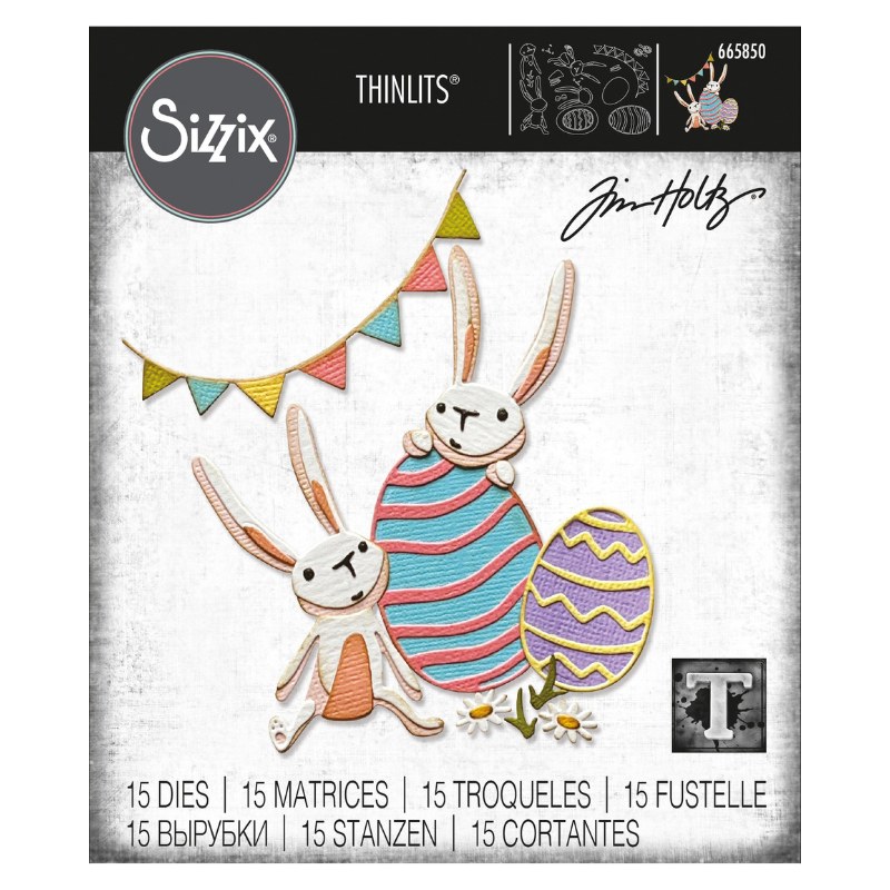 Bunny Games Thinlits Die Set {Easter} | Tim Holtz