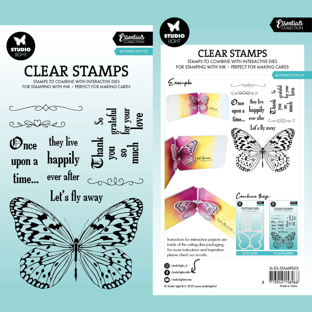 {coming soon!} Butterfly Pop-Out Interactive Stamp + Die Set