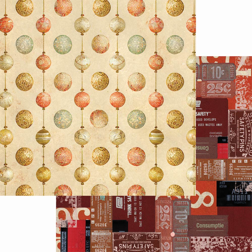 Christmas Field Notes 12x12 Paper Pack
