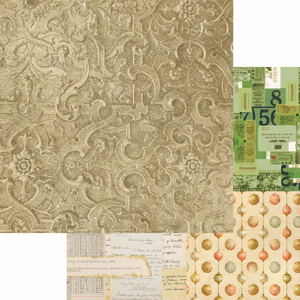 Christmas Field Notes 12x12 Paper Pack