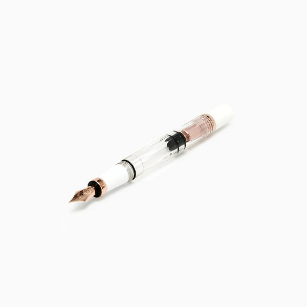 Diamond 580AL White + Rose Gold II Fountain Pen