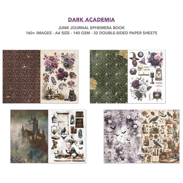 {coming soon!} Dark Academia A4 Junk Journal Ephemera Book