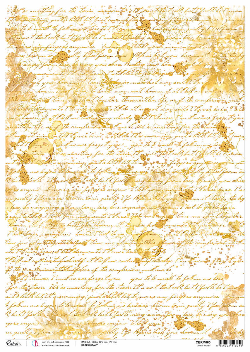 {coming soon!} Oniric Notes A3 Rice Paper