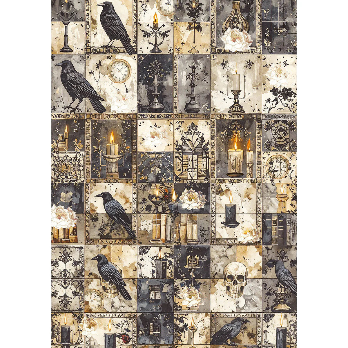 {coming soon!} Dark Academia A5 Mixed Decoupage Paper Pack