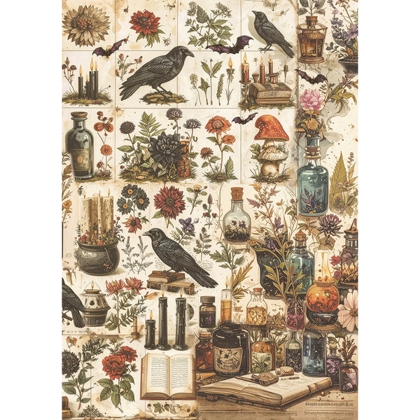 {coming soon!} Dark Academia A5 Mixed Decoupage Paper Pack