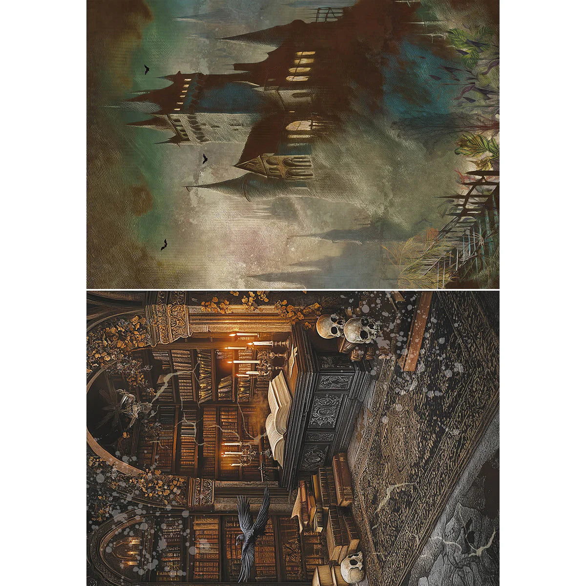 {coming soon!} Dark Academia A5 Mixed Decoupage Paper Pack