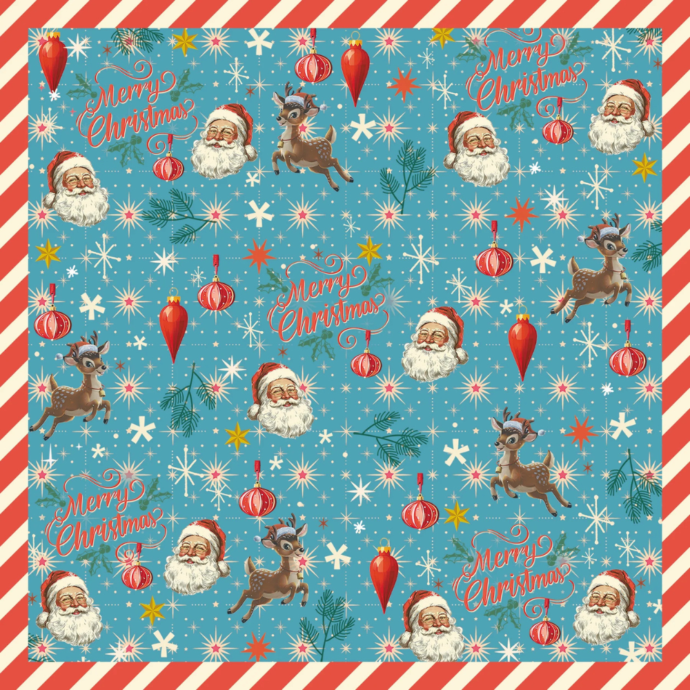 Retro Christmas 12x12 Paper Pad