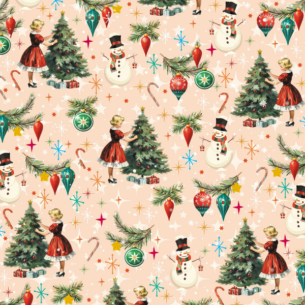 Retro Christmas 12x12 Paper Pad