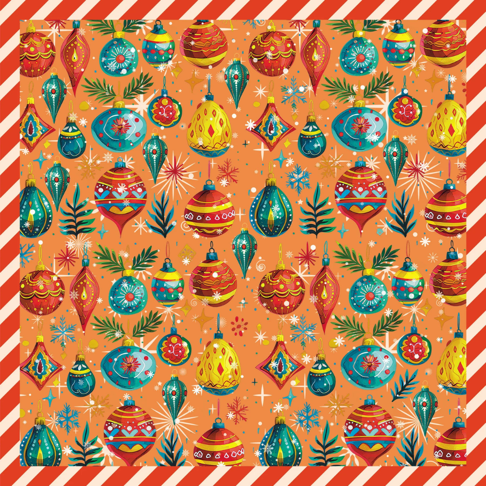 Retro Christmas 12x12 Paper Pad