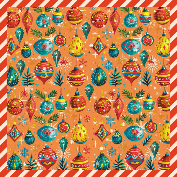 Retro Christmas 12x12 Paper Pad