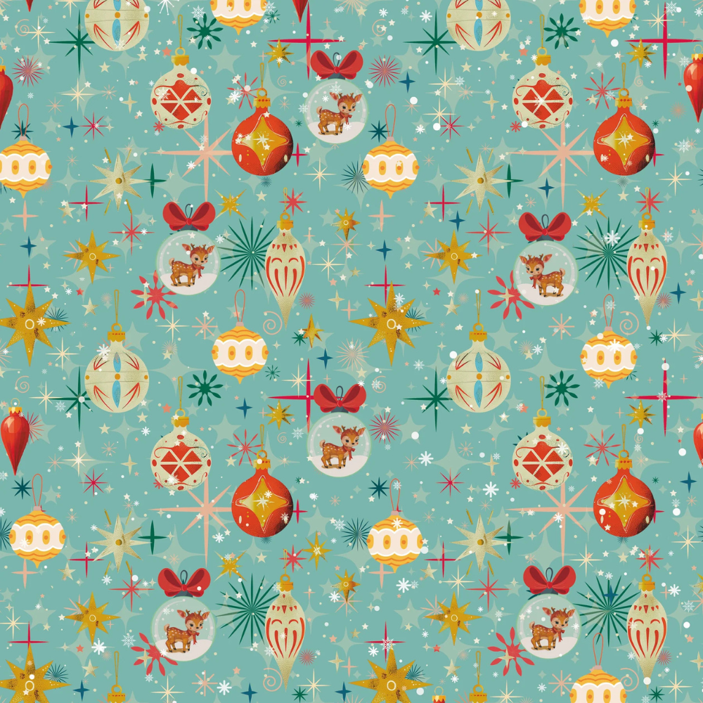 Retro Christmas 12x12 Paper Pad